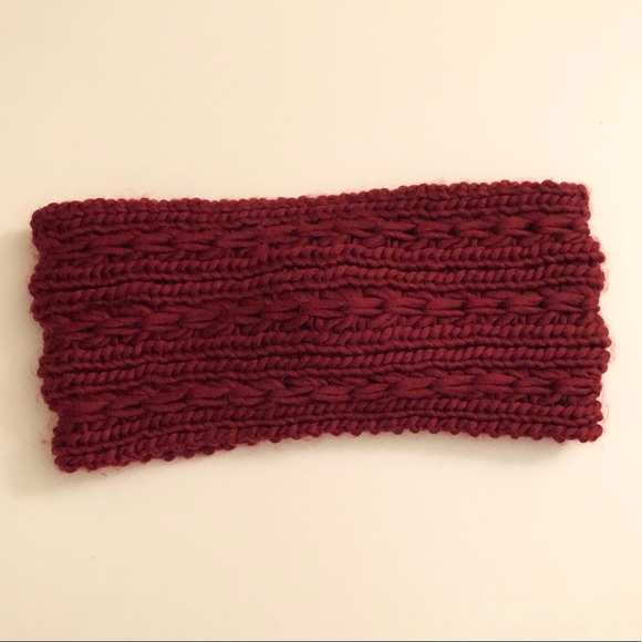 NWOT Red Knitted Headband - Picture 2 of 3